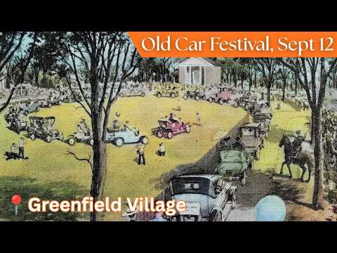 Walking Tour of the 2026 Old Car Festival @ The Henry Ford (ft. train ride)