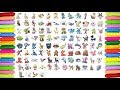 Coloring all Generation 2 Pokemon