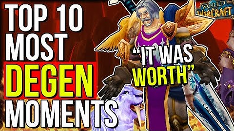 Top 10 meest DEGEN-momenten van de klassieke WoW | World of Warcraft