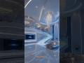 Futuristic Billionaire Room 😳✨ #shorts #interiordesign #luxuryhome #beforeandafter #design