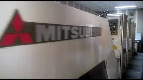 Mitsubishi diamond 428 four colour offset printing machine