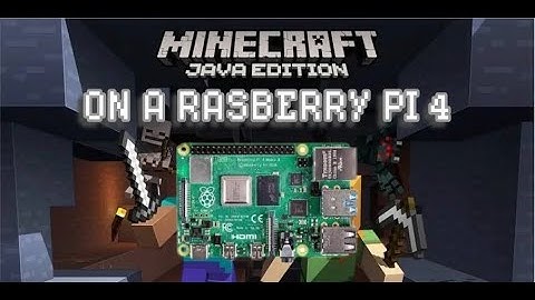 Minecraft Java on a Raspberry Pi 4??? | Gameplay