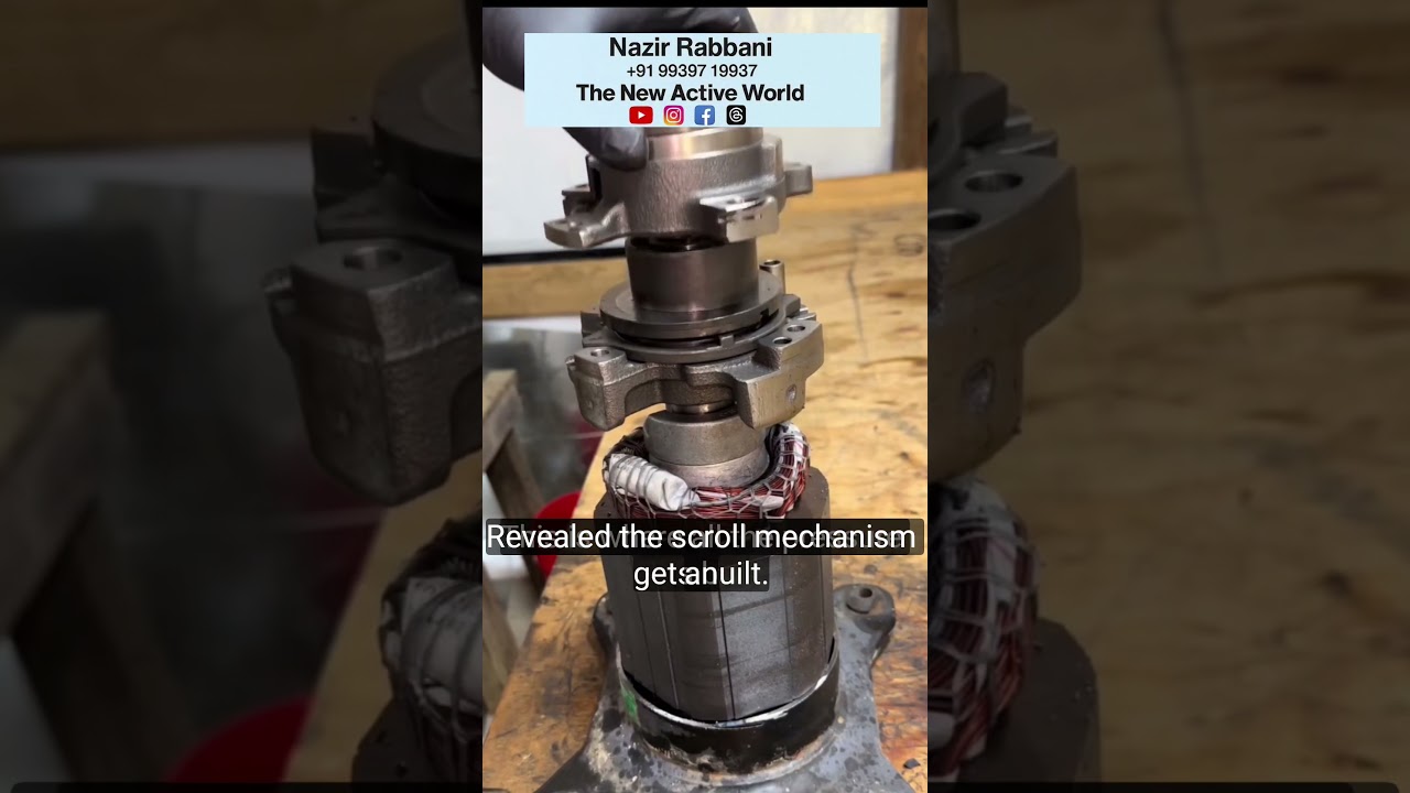 Scroll Compressor Working Animation 🔧|