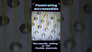 Gold microneedles, smart microneedle patches, RF microneedles #electrodes #goldmicroneedle