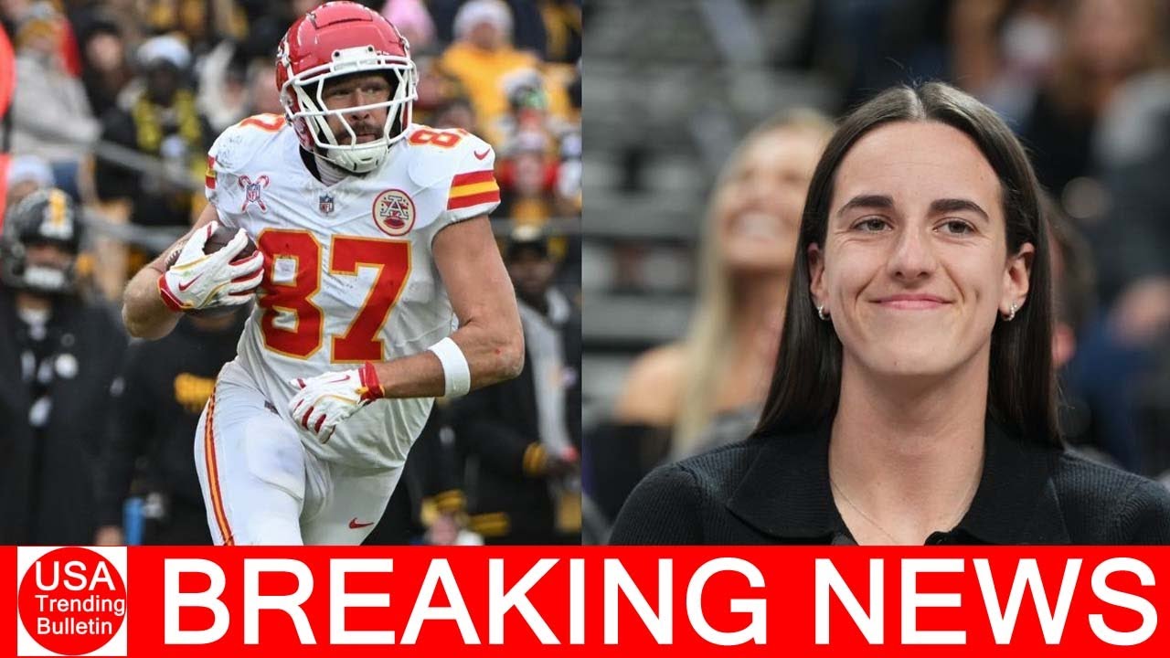 Travis Kelce challenges Caitlin Clark in a commercial during what would be his last game at Arrowhe