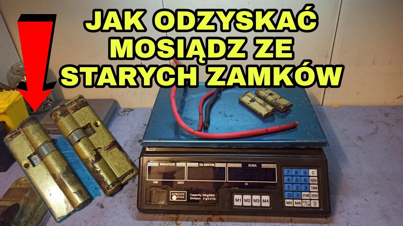 Jak odzyskać mosiądz ze starych zamków? Korowanie kabli czy to wszystko się opłacało?
