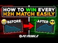 How to win h2h match easily  how to win every match  tips  tricks  full h2h gameplay  fc mobile