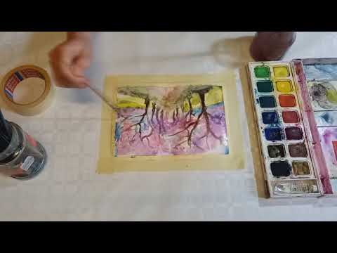Video: Akvarelová Zliatina