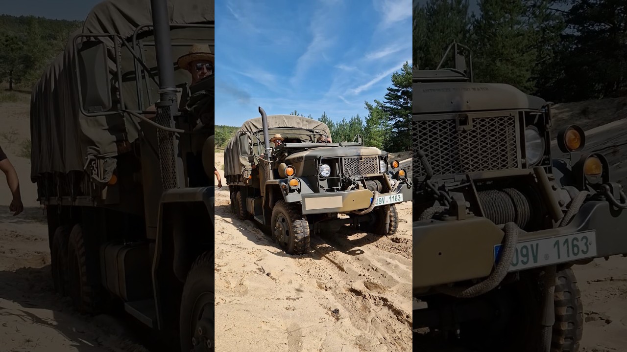 REO M35 vs fine sand