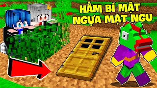 Sammy Và Phong Cận Bất Ngờ Phát Hiện Hầm BÍ Mật của NGỰA MẶT NGU Trong Minecraft