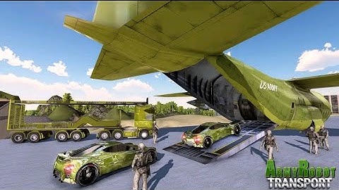 US Army Car Truck Plane Robot Transport
