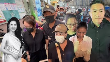 Thu Trang Tiến Luật, Lê Giang, Hoàng Sơn và Dàn Nghệ sĩ đến Đêm cuối Tang lễ Ngọc Trinh(Mùi Ngò Gai)