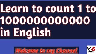 Counting for Kids | Big Numbers | Count to a trillion on your fingers!