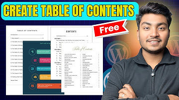 How To Add A Table of Contents in WordPress?