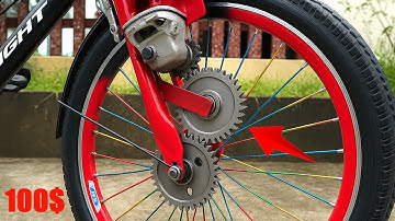 4 Great Idea! Your bike will have a motor and no chain anymore