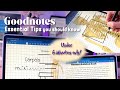 Essential Goodnotes Tips Everyone Should Know | Goodnotes Hacks 