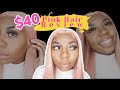 $40 AMAZON LIGHT PINK HAIR REVIEW