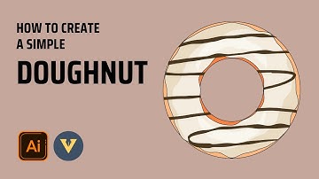 Adobe Illustrator Tutorial - Create Doughnut Flat Design