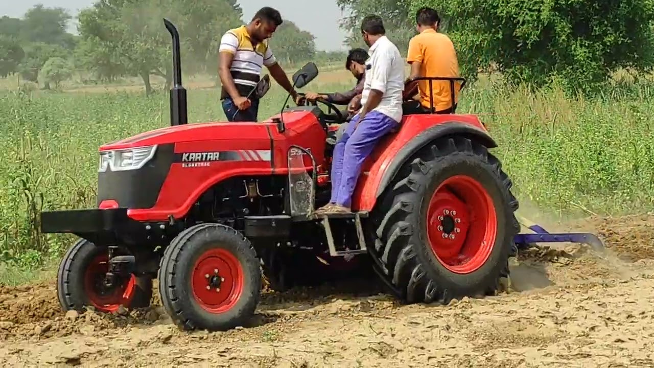 Kartar 5936 Demo with Plough at Bhuriwas, Jhunjhunu, Rajasthan...Call-9660360410