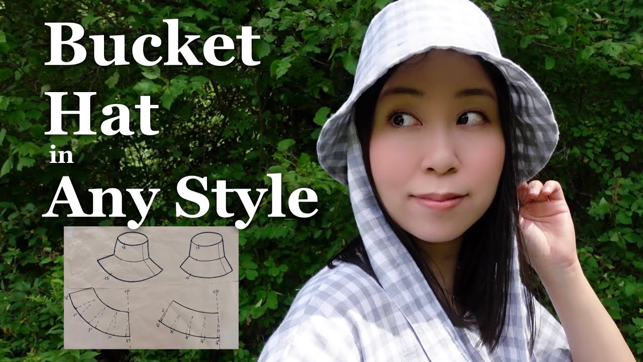 Bucket Hat Tutorial From Your Measurement: Sewing & Easy Pattern Making  Instruction 