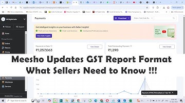 Meesho Updates GST Report Format – What Sellers Need to Know !!!