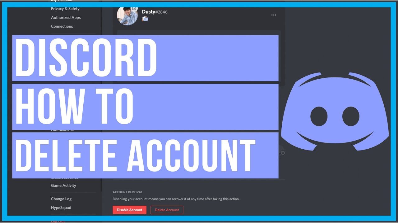 Discord - How To Delete Account (PC and Mobile)