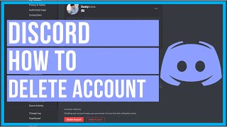 Discord -  How To Delete Account (PC and Mobile)