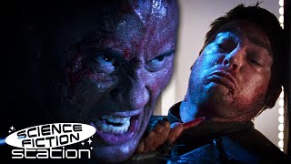 The Rock vs. Karl Urban: Doom (2005) Final Fight | Science Fiction Station