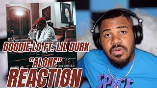 Doodie Lo - Alone (Audio) (feat. Lil Durk) REACTION