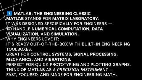 Why Engineers Use MATLAB and Python