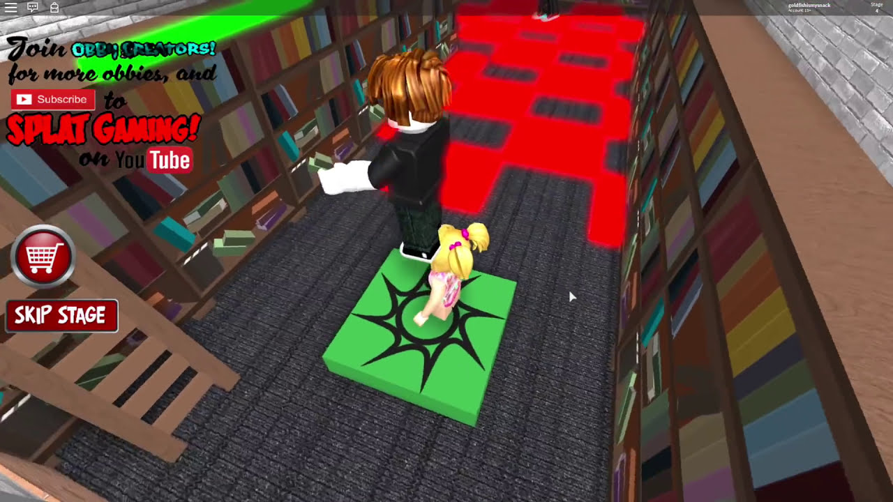 Bebe Goldie Escapa De La Biblioteca En Roblox Obby Escape The Library Titi Juegos Thewikihow - bebe goldie salva la navidad en roblox escapa el grinch