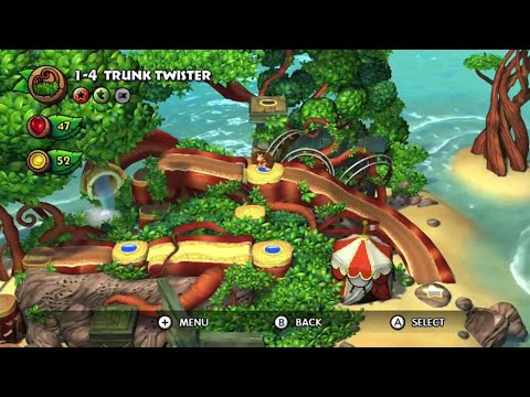 Donkey Kong Country: Tropical Freeze | 1-4 Trunk Twister