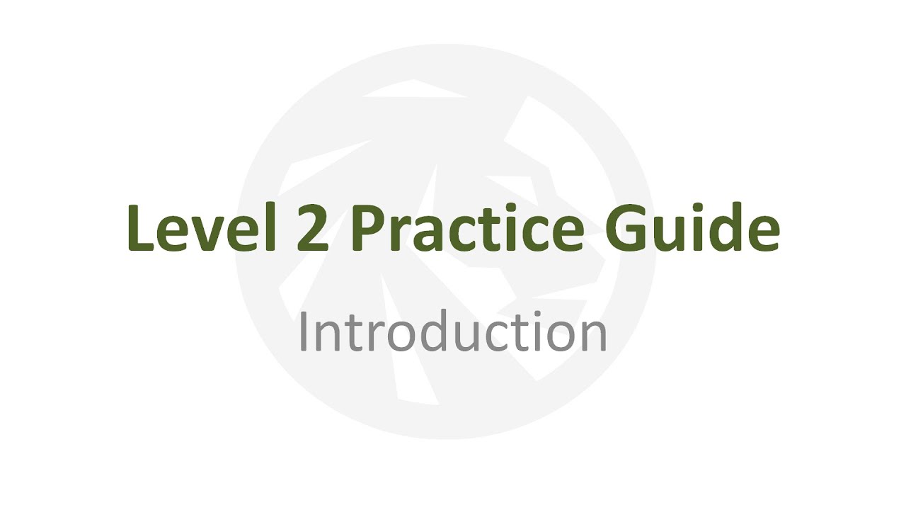 Level 2 Practice Plan - Intro - YouTube