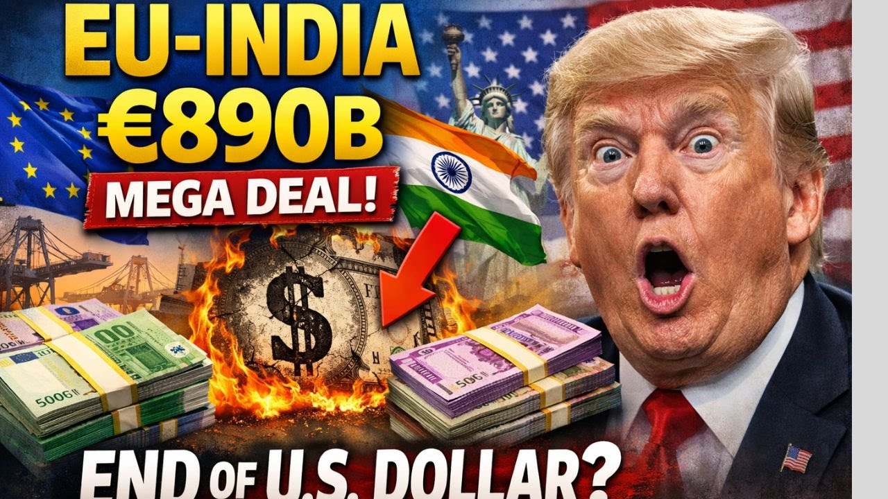 ЕС демпингует доллар? Сделка с Индией на 890 миллиардов евро шокировала Трампа | Глобальный сдвиг...