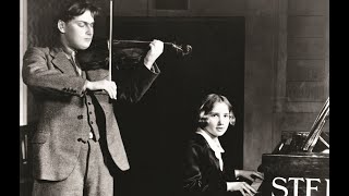 Beethoven: Violin Sonata no. 8 in G major op. 30 no. 3 - Allegro vivace - Yehudi & Hephzibah Menuhin