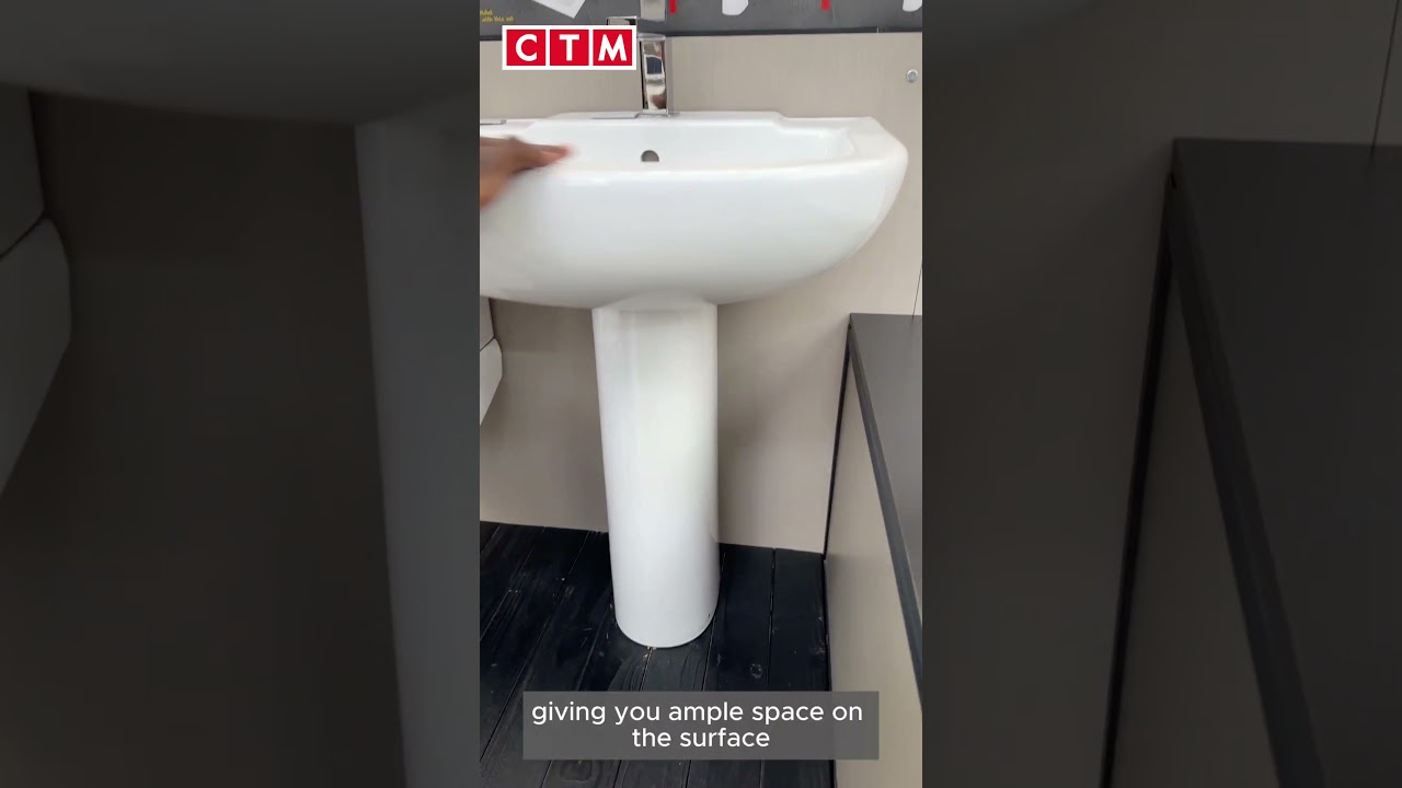 Комплект для ванной комнаты &laquo;Белый дюна&raquo; &mdash; ванна, раковина, пьедестал и унитаз с верхним смывом #ctm