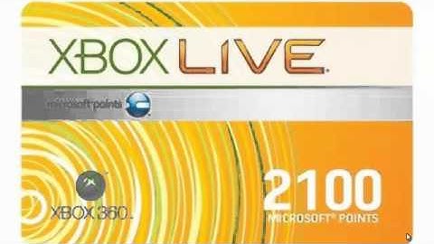 2100 Microsoft Points Giveaway!