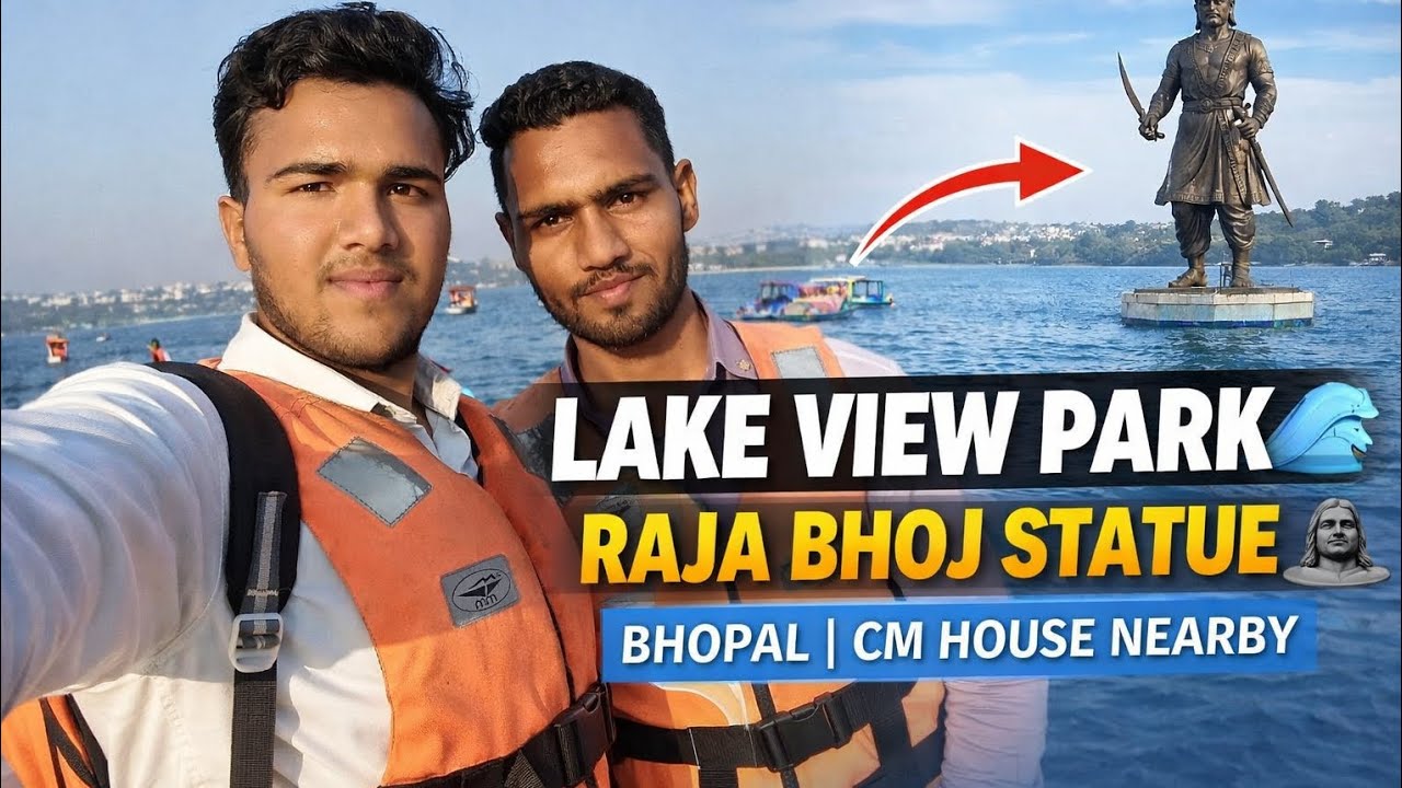 Lakeview park 🚣 | raja bhoj statue | *Bhopal* |cm house nearby | by pradhumansingh-thakur 