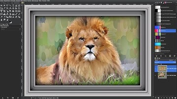 G‘MIC Superfilter in Gimp 2.10 – Quadtree variations – Ellipse Painting