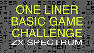 1 LINER BASIC GAME CHALLENGE - ZX Spectrum