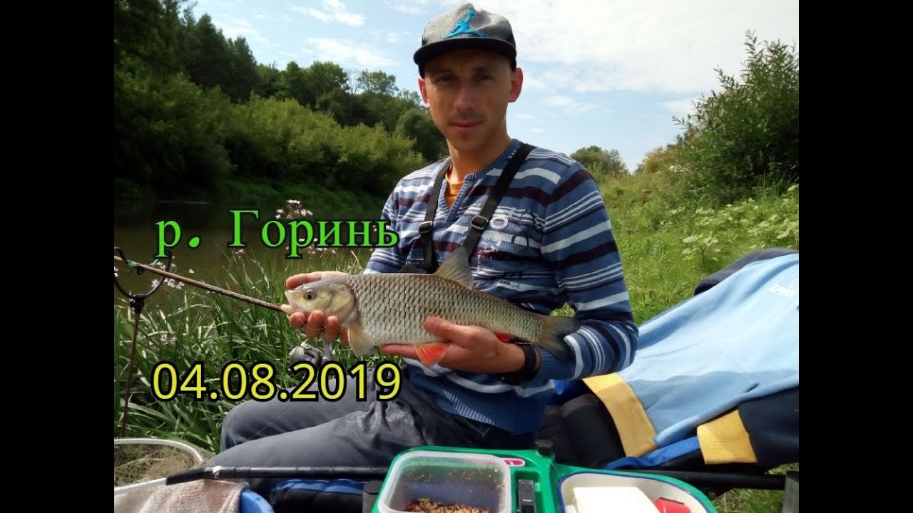 Ловля голавля на річці Горинь