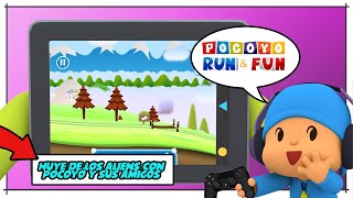🎮 POCOYÓ GAMEPLAY -HUYE de los ALIENS con POCOYÓ  [Run & Fun]  JUEGOS, y Dibujos Animados para niños screenshot 4