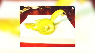 Quick And Easy Apple Swan Carving Tutorial