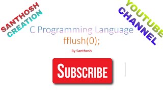 #11 | fflush (0); declaration in c