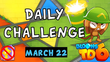 Bloons TD 6 Daily Challenge | Air Poppers | No Hero No MK No Powers | March 22 2023