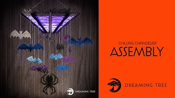 SVG File - Chilling Chandelier - Assembly Tutorial (For Cricut, Silhouette, and ScanNCut)