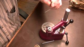 James A. Lea, The Village Clockmaker. Clock repair tutorial. #17 Part 1. Re-pivoting a bent arbor. screenshot 2