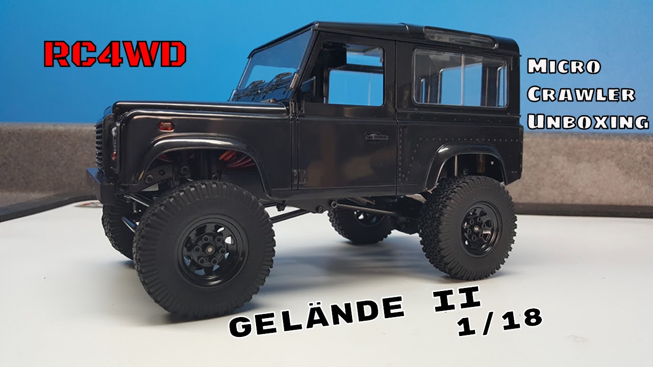 RC4WD Gelande II 1/18 Scale Micro Crawler Unboxing & Overview