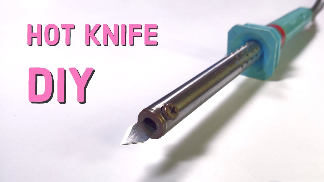 How to DIY a Hot Knife cutter to cut plastic 