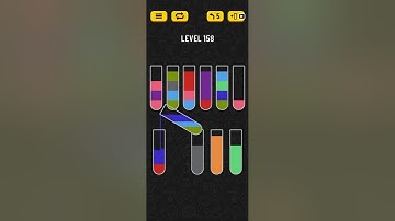 Water Sort Puzzle Level 158 Walkthrough